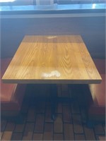 Small Oak Top Restaurant Table