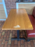 Oak Top Restaurant Table