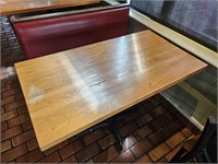 Oak Top Restaurant Table