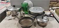 Box Of Assorted Pots, Pans & More