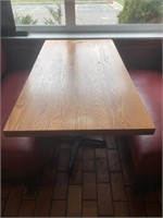 Oak Top Restaurant Table