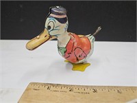 Vintage Tin Toy Long Billed Duck