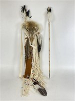 Native American Style Quiver with Arrows