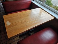 Oak Top Restaurant Table