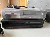 Emerson VHS/ DVD & NEC VHS Player
