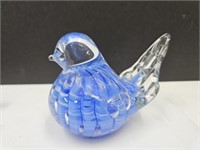 Joe St Clair  Glass Bird Paperweight