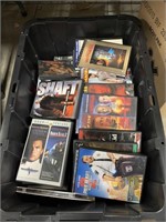 Tote of Assorted DVDs