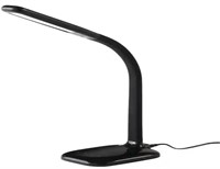 Hampton Bay 24 in. Black LED Desk Lamp