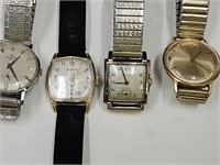 Vintage Wind Up Working Mens Watches