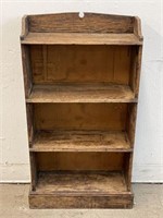 Wooden Table Top Shelving Unit
