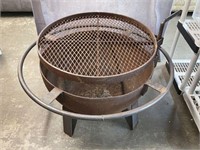 Cast Iron Fire Pit with Grill Surface