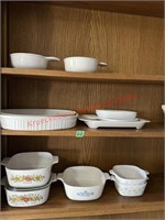 Assorted Corningware- Casserole Dishes, Serving
