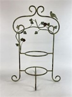 2.5 FT Metal Two Tiered Plate Holder
