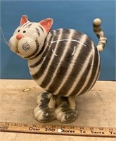 Jiggly Ceramic Kitty (12"H).  NO SHIPPING