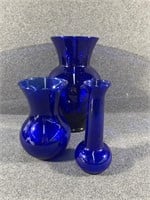 Cobalt Blue Vases