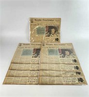 Uncirculated  Elvis 1977 Newspapers- Memphis Press