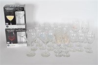 Glass Stemware Sets- Some NIB