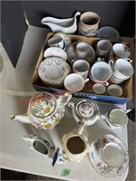 Assorted Tea Cups, Pots Etc.