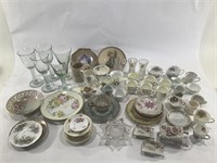 Large Lot of Porcelain & Glass Dishes