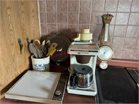 Coffee Maker, Hot Pad, Kitchen Utensils & More