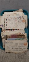 Tray Of Assorted WWII Era Letters, Envelopes &