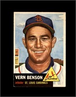 1953 Topps #205 Vern Benson VG to VG-EX+