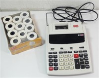 Staples - Power Adding Machine w/2 colors & paper