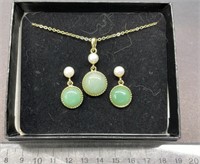 Necklace & Earring Set (Unknown Materials)