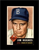 1953 Topps #216 Jim Hughes VG to VG-EX+