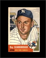 1953 Topps #213 Ray Scarborough VG to VG-EX+