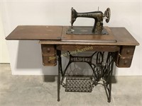 Singer Sewing Machine & Table