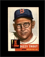 1953 Topps #169 Dizzy Trout EX-MT to NRMT+