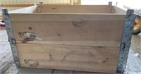 Collapsible Wood Crate