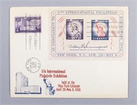 1956 USA Postage 5th International Philatelic Ex.