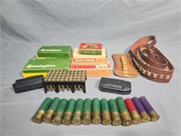 Ammo: Remington, Norma, Winchester Clip, Leather