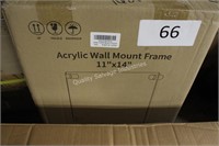 acrylic wall mount frame 11x14”