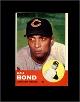 1963 Topps High #493 Walt Bond VG to VG-EX+