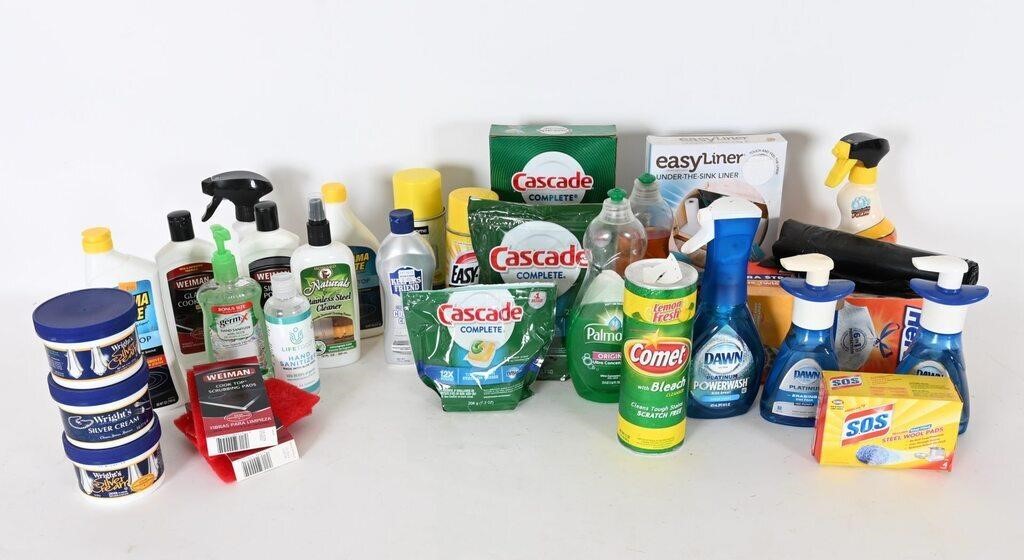 Household Cleaning Products- Some New & Used