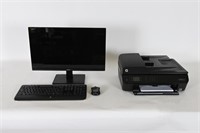 Acer LCD Monitor, HP Printer, Keyboard & Mouse