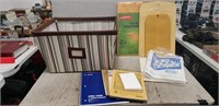 Assorted Envelopes, Notebooks, Paper & Soft Sided