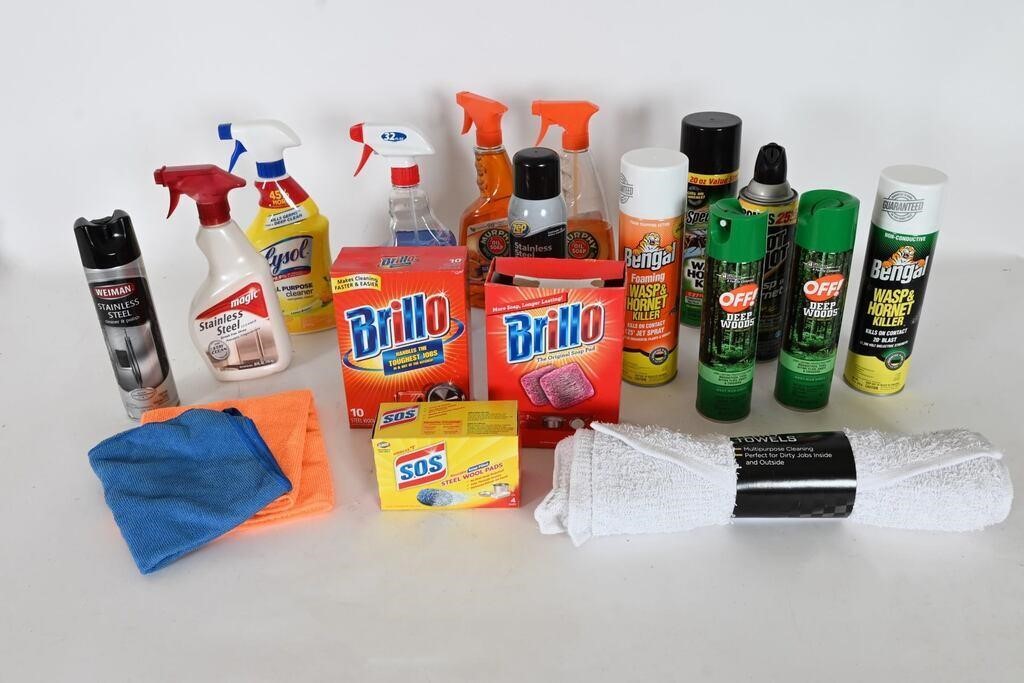 Cleaning Supplies & Pest Sprays