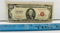 1966 Red Seal $100 Bill