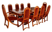 Louis Majorelle Art Nouveau Dining Suite, 11 Pcs.