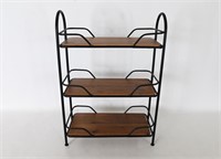 Wood & Metal 3-Tier Shelf