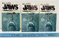 (3) Vintage Jaws Movie Necklaces