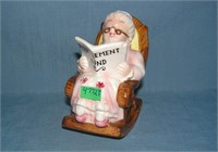 Porcelain Grandma in rocking chair retirement fund