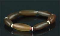 Chinese Fine Agate Beads Bracelet