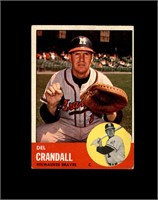 1963 Topps High #460 Del Crandall EX to EX-MT+