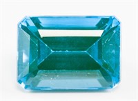 14.65ct Emerald Cut Blue Natural Grandidierite GGL