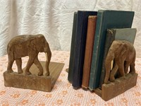 Elephant bookends
